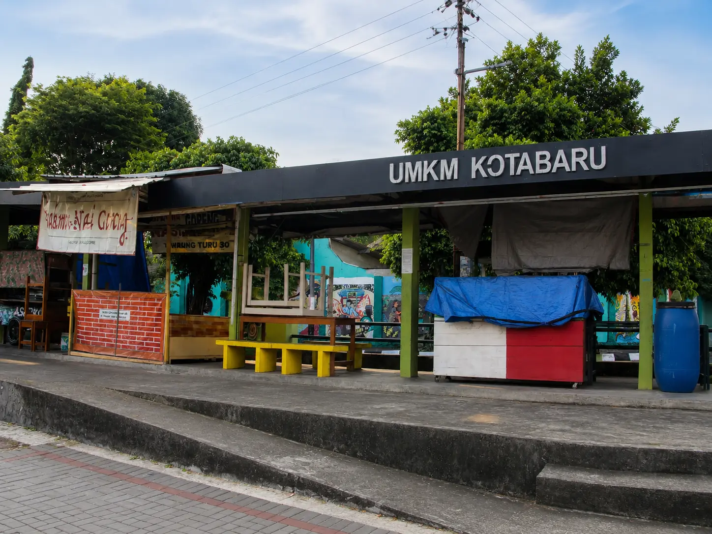 Contoh tampilan produk kuliner warga saat ini